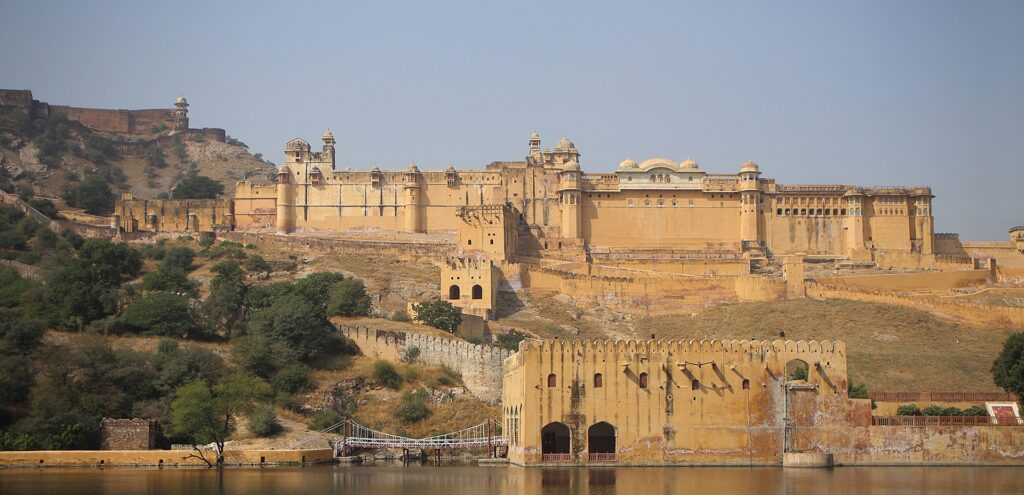 Amer fort photo from outside.