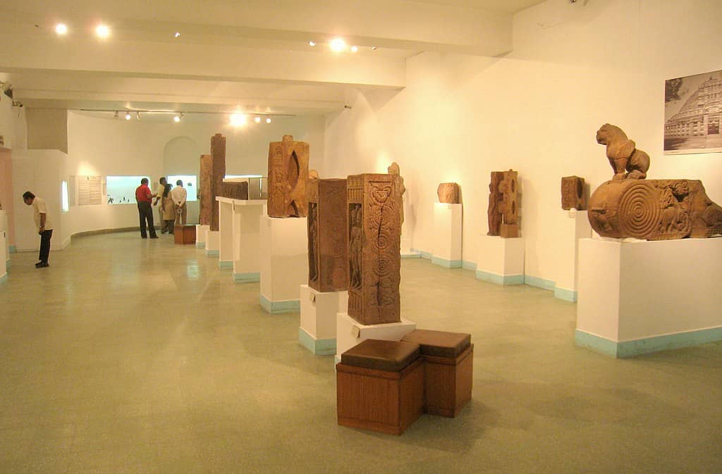 National Museum Delhi. view of gallery.