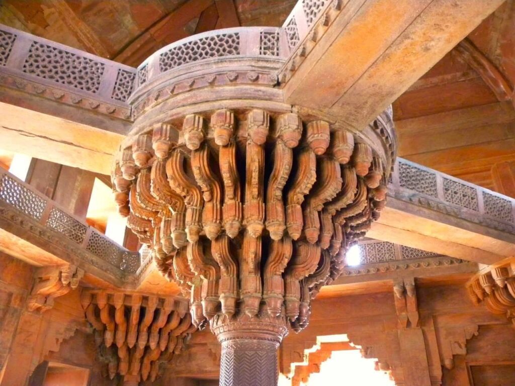 Architecture example of Fatehpur Sikri Agra. 