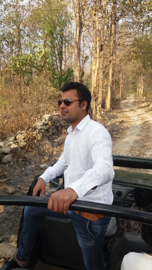 Me Inside of Ranthambore Tiger Reserve.