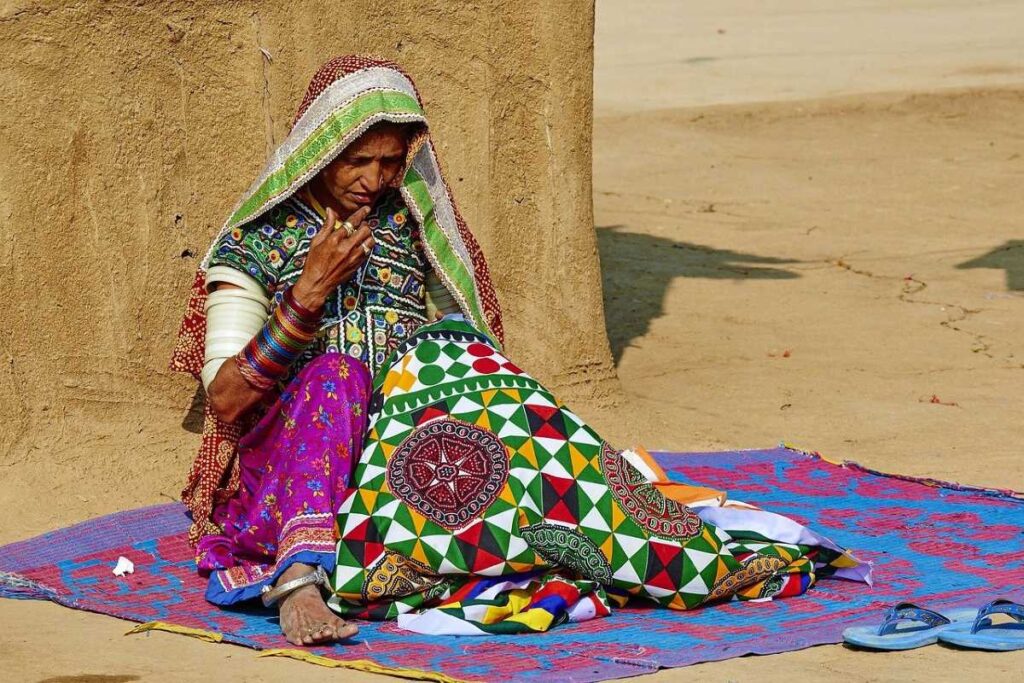 Women making Craft by Hand.