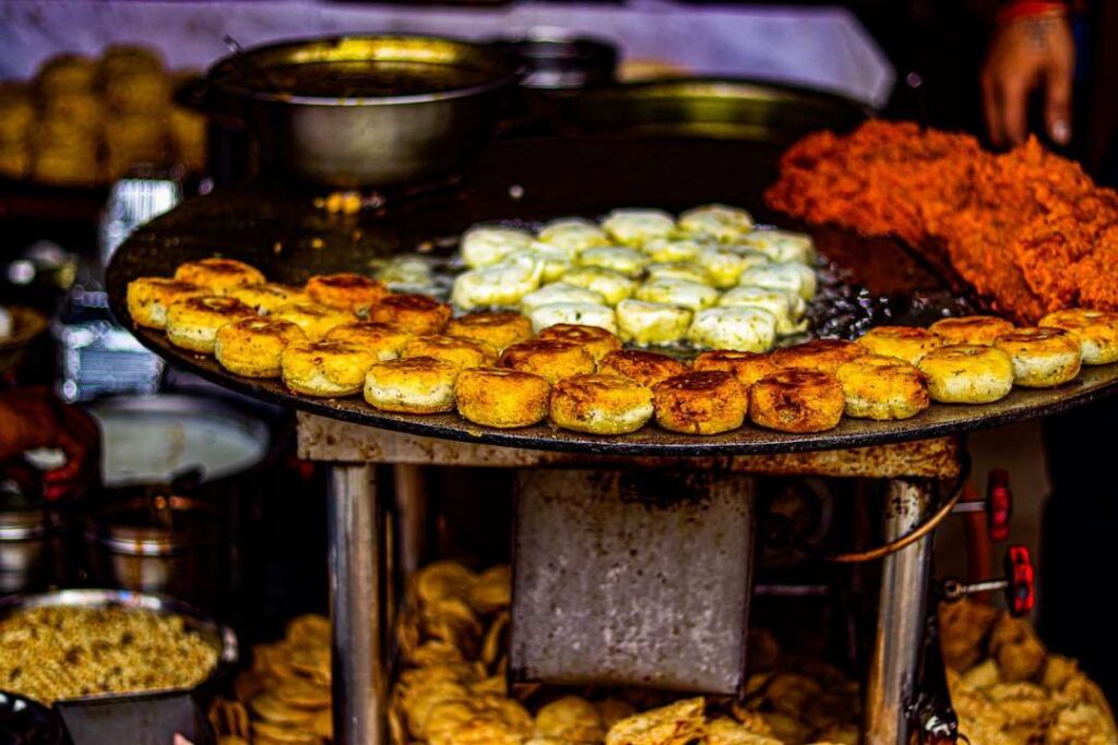 street food stall.