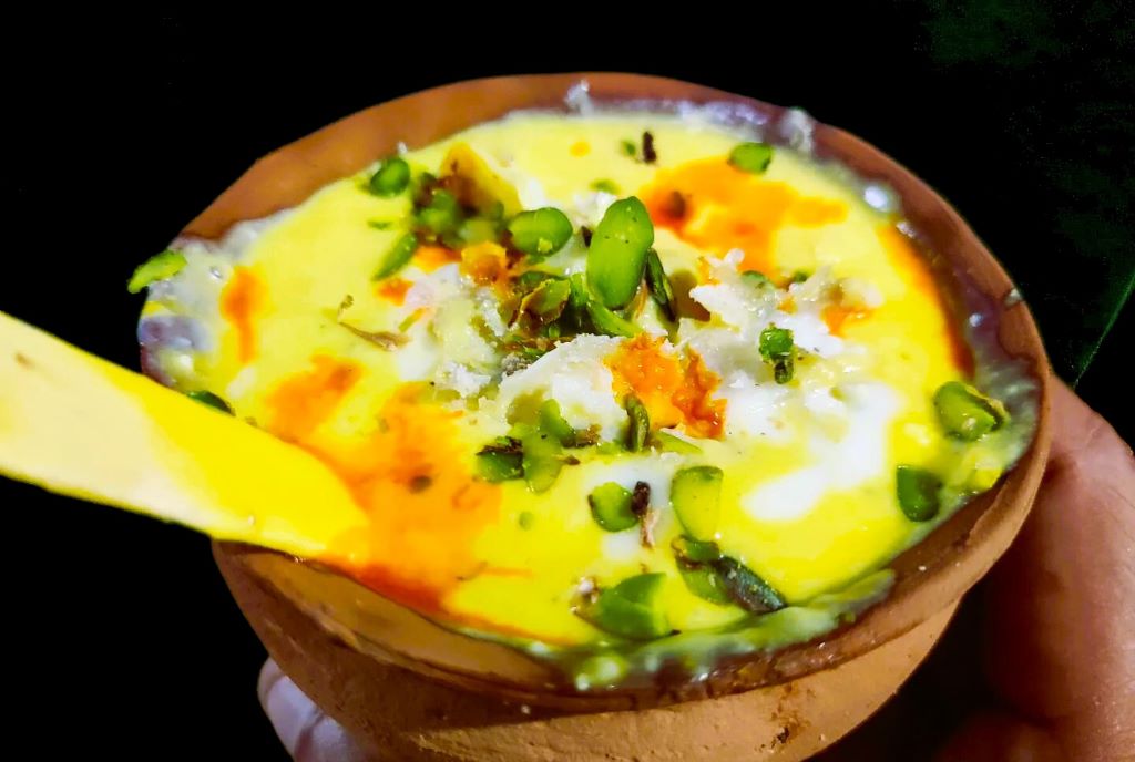 Lassi from Blue lassi shop in Varanasi. Varanasi Itinerary for 2 days